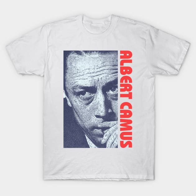 Vintage Albert Camus T-Shirt by fuzzdevil